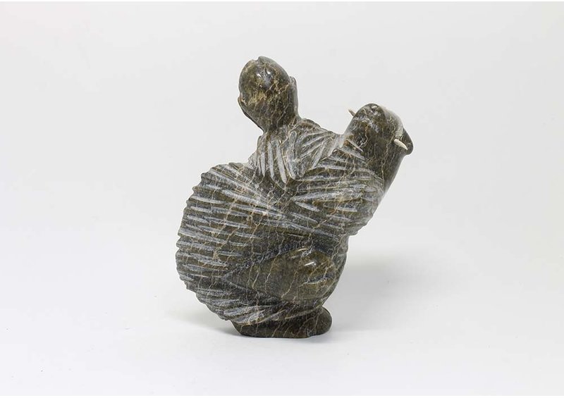 4397 Dancing musk ox by Pitseolak Qimirpik