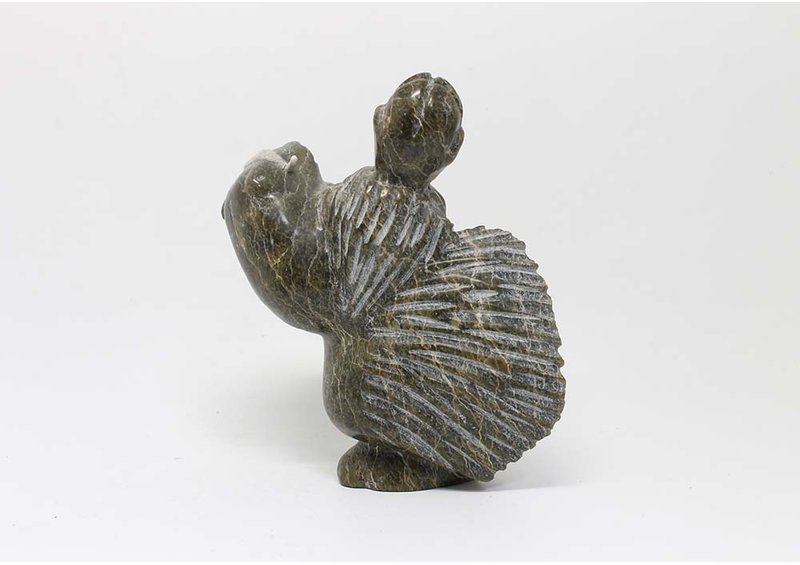 4397 Dancing musk ox by Pitseolak Qimirpik