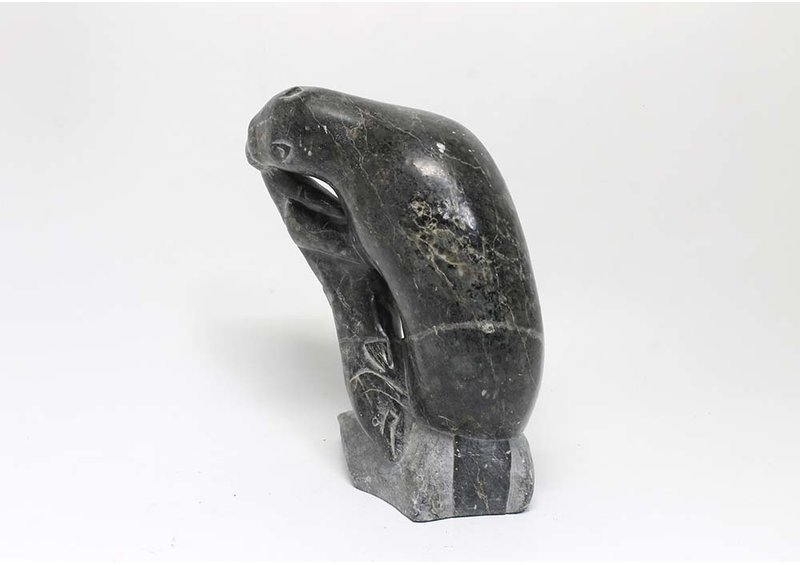 19171 Otter with fish artist unknown