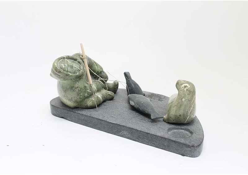 18010 Hunting scene by Rosie Kadloo