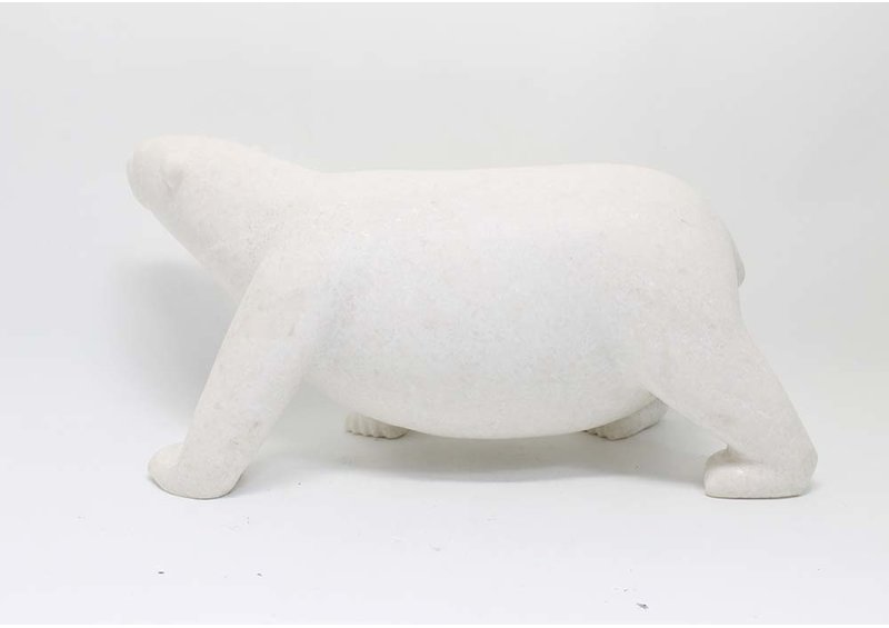 23463 Marble walking bear by Ricky Jaw