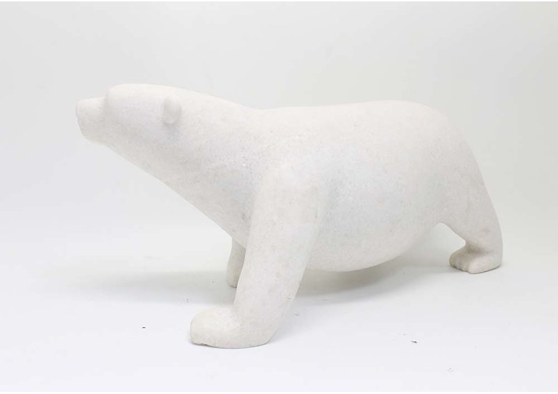 23463 Marble walking bear by Ricky Jaw