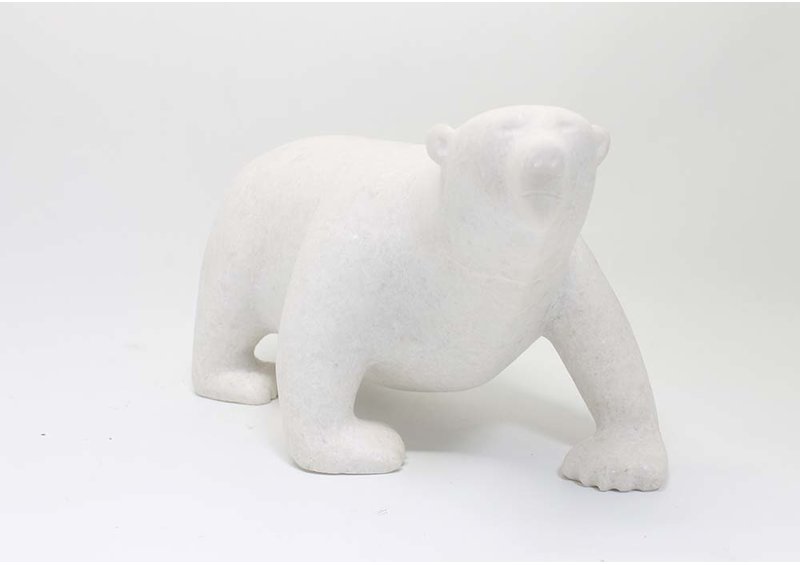 23463 Marble walking bear by Ricky Jaw