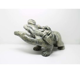 290 Man on bear by Mosisi Naluiju