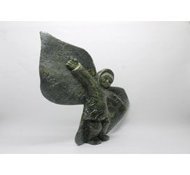 23312 Bird man by Archie Ishulutak