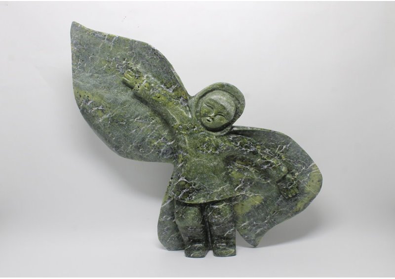 23312 Bird man by Archie Ishulutak (26-T)