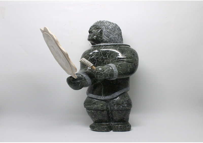 23314 Drum dancer by Archie Ishulutak (29-T)