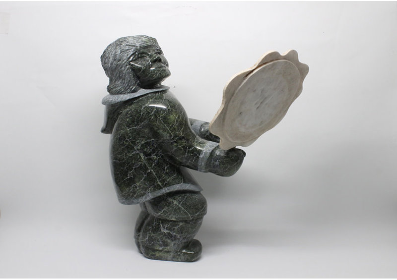 23314 Drum dancer by Archie Ishulutak (29-T)