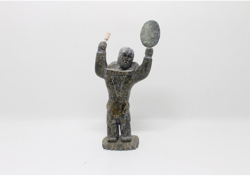 18845 Drum dancer by Archie Ishulutak