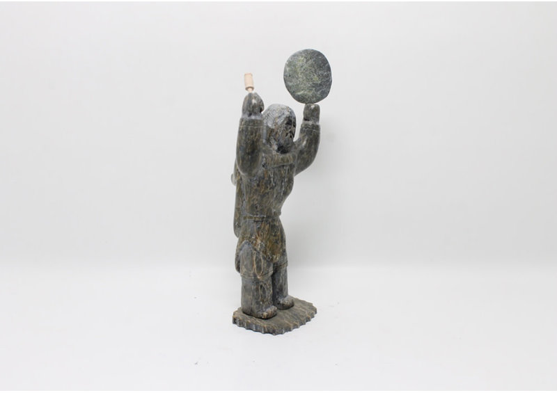 18845 Drum dancer by Archie Ishulutak