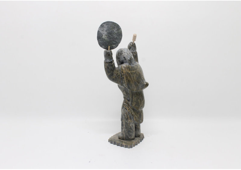 18845 Drum dancer by Archie Ishulutak