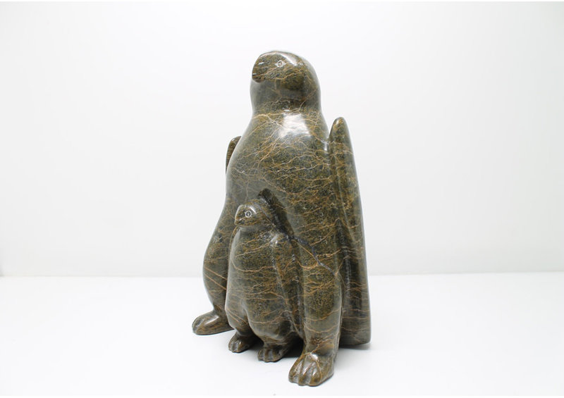 4463 Mother and baby owl by Kellypalik .Q.