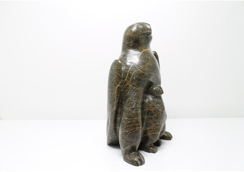 4463 Mother and baby owl by Kellypalik .Q.