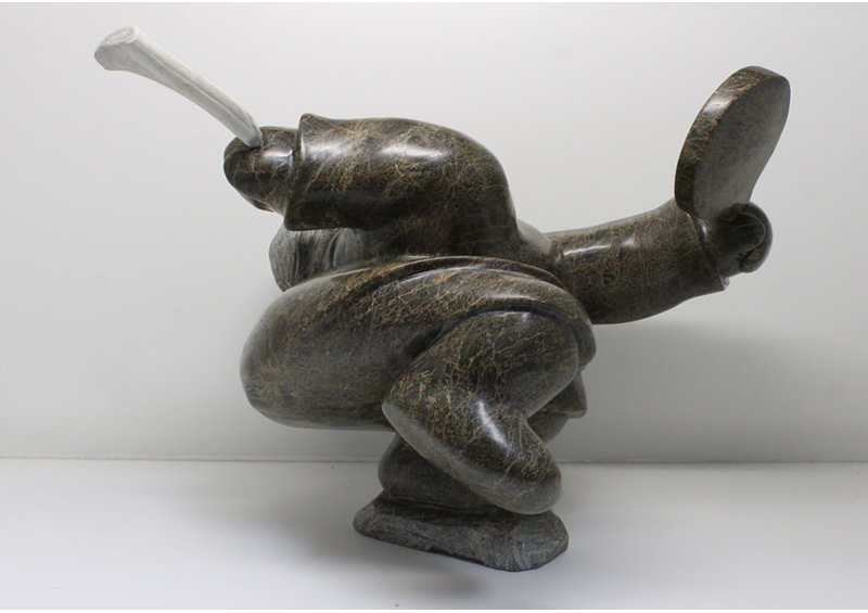 6286 Drum dancer by Aqjangajuk Shaa