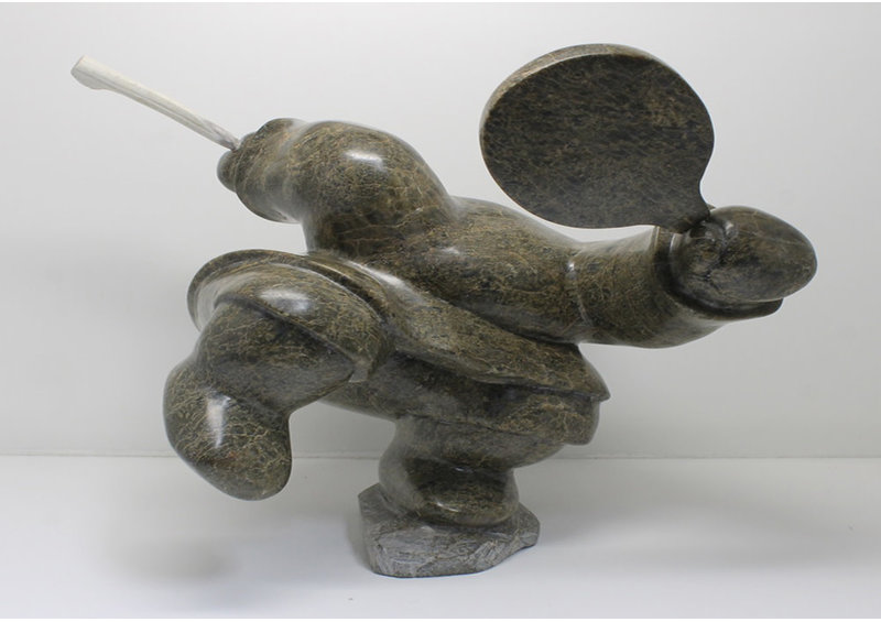 6286 Drum dancer by Aqjangajuk Shaa