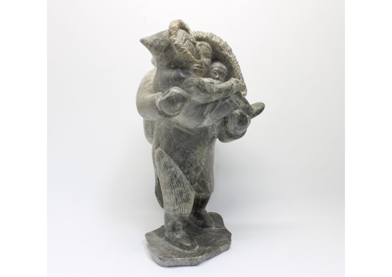 23210 Woman and children by Charlie Saila