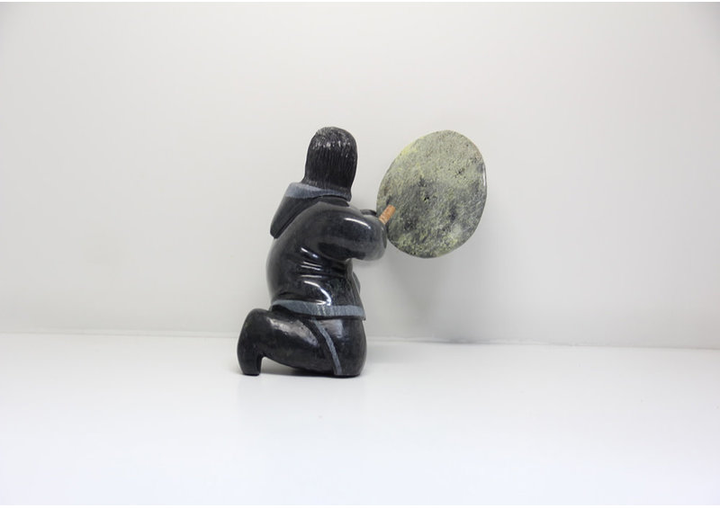 23727 Drum dancer by Archie Ishulutak