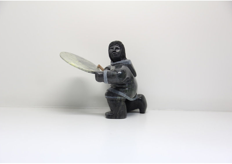 23727 Drum dancer by Archie Ishulutak