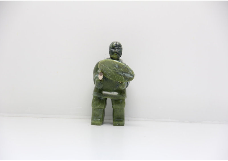 23859 Drum dancer by Archie Ishulutak