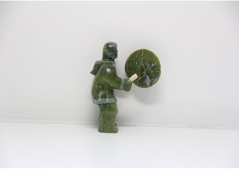 23859 Drum dancer by Archie Ishulutak