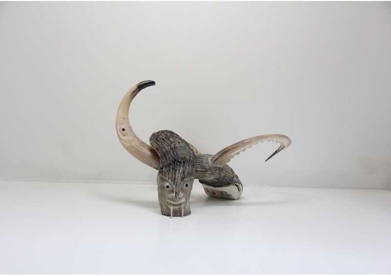 19021 Musk ox horn creature by Ben Kovic