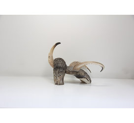 19021 Musk ox horn creature by Ben Kovic