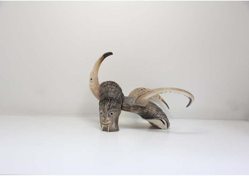 19021 Musk ox horn creature by Ben Kovic