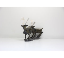 19730 Two caribou by Pavinak Petaulassie