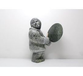 23990 Drum dancer by Archie Ishulutak