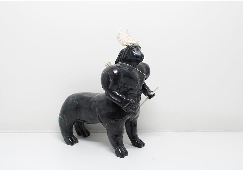 11839 Caribou Shaman by Guy Uniuksagak