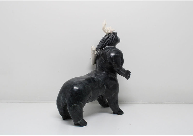 11839 Caribou Shaman by Guy Uniuksagak