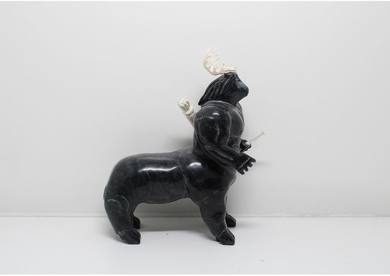 11839 Caribou Shaman by Guy Uniuksagak