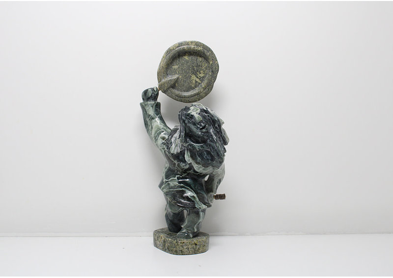 1032 Drum dancer by Pootoogoo Jaw