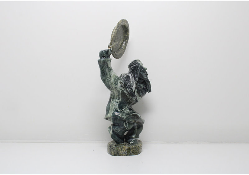 1032 Drum dancer by Pootoogoo Jaw