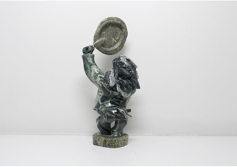 1032 Drum dancer by Pootoogoo Jaw