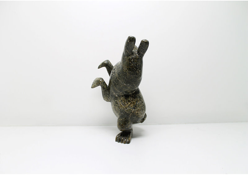 5987 Dancing arctic hare by Pitseolak Qimirpik