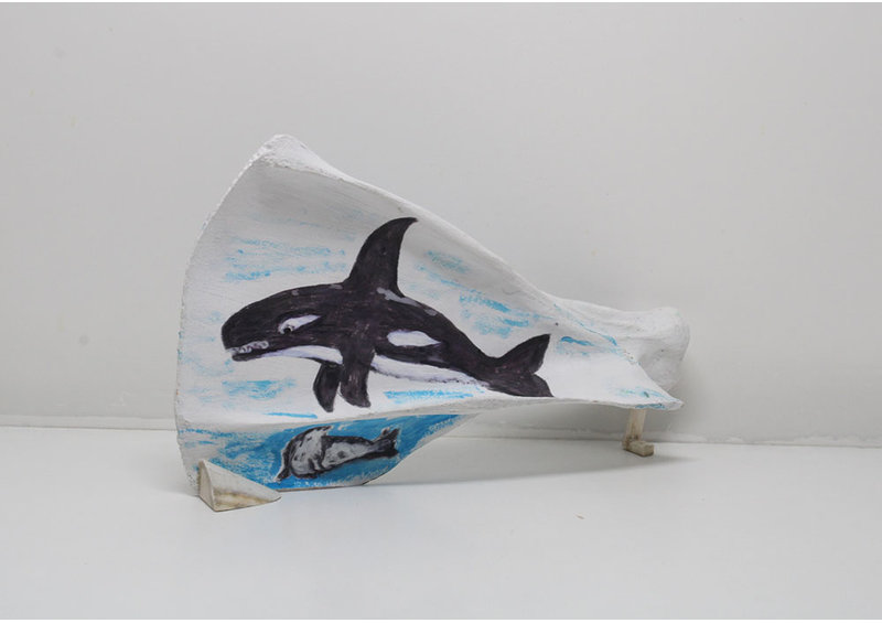 24128 Painted caribou shoulder by Iziasie