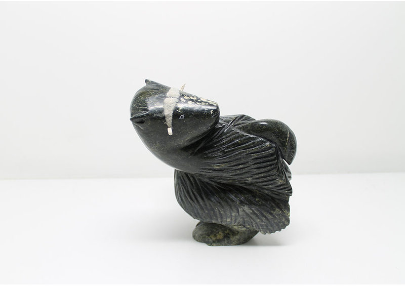 4312 Dancing Musk Ox by Pitseolak Qimirpik