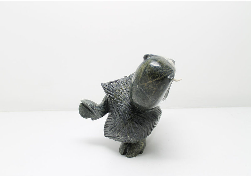 4312 Dancing Musk Ox by Pitseolak Qimirpik