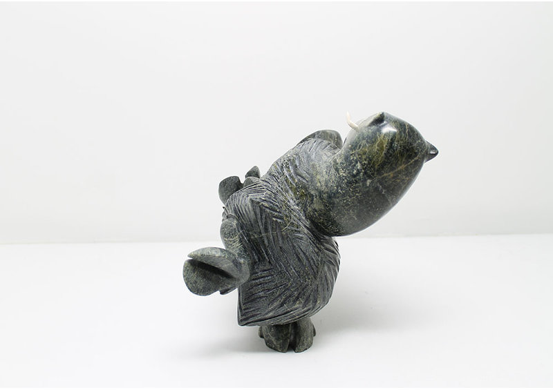 4312 Dancing Musk Ox by Pitseolak Qimirpik