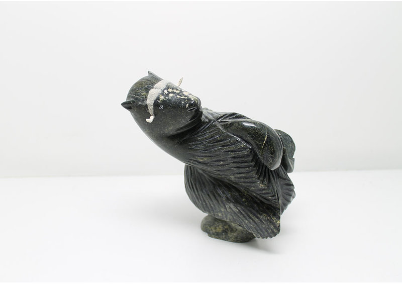 4312 Dancing Musk Ox by Pitseolak Qimirpik