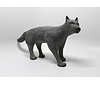20578 Black granite wolf by Jerry Ell