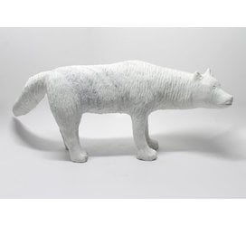 20577 Marble wolf by Jerry Ell