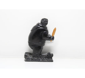 24269 Inuk playing baseball (unknown artist)