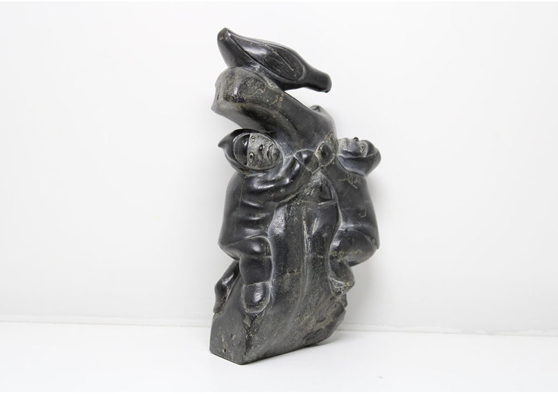 24282 2 men egg picking by Sakaraisse Nappatu