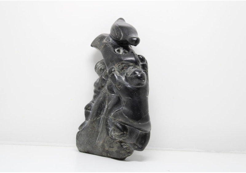 24282 2 men egg picking by Sakaraisse Nappatu