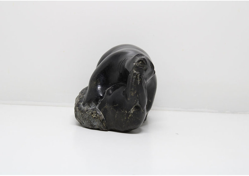 24285 Bear hunts seal by Lypa Pitsiulak