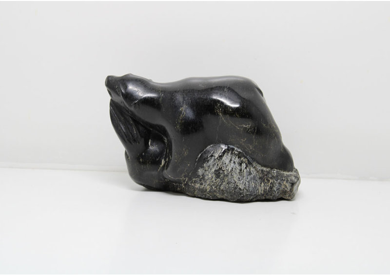 24285 Bear hunts seal by Lypa Pitsiulak