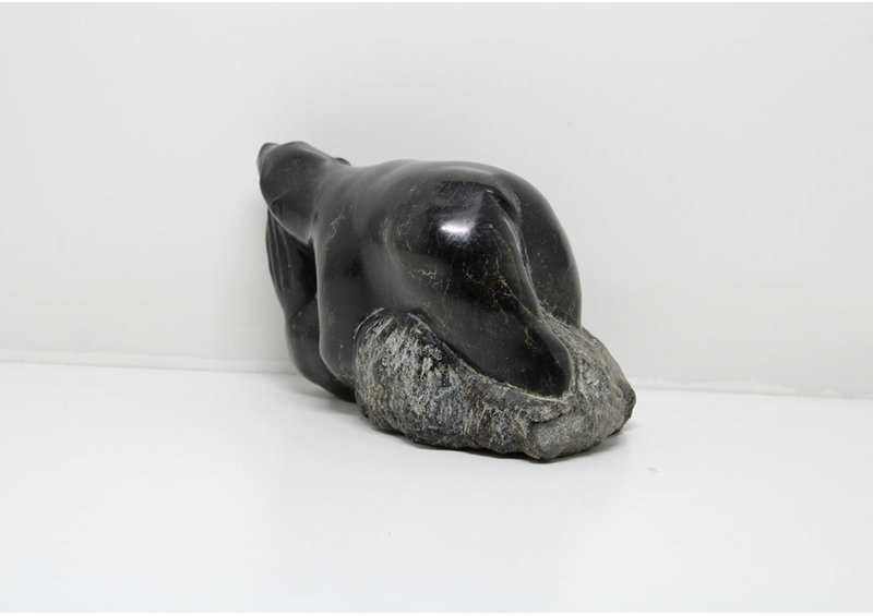 24285 Bear hunts seal by Lypa Pitsiulak