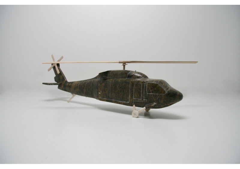 406 Helicopter by Joanasie Lucassie